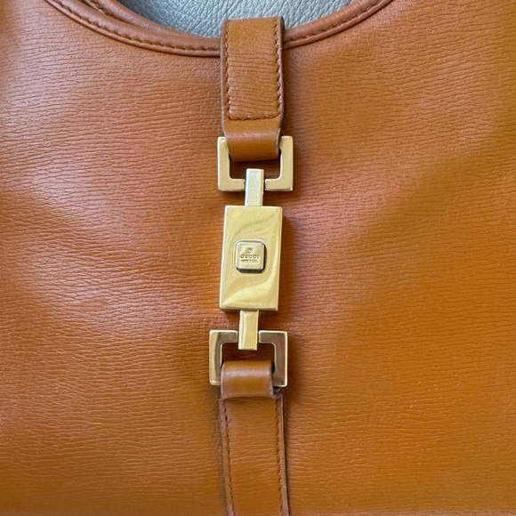 Certified Authentic Vintage Gucci Jackie Leather Dual Shoulder Handles Bag, COA - Picture 14 of 15